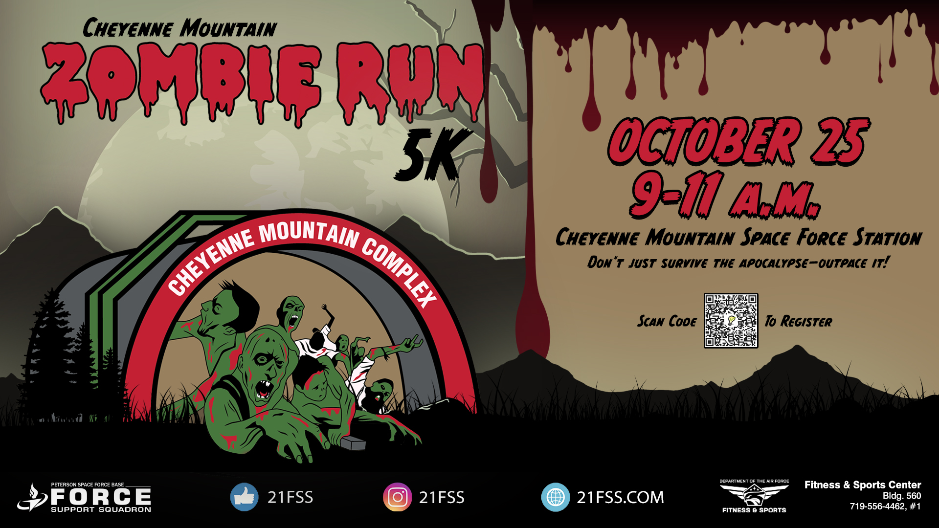 Cheyenne Mountain Zombie Run