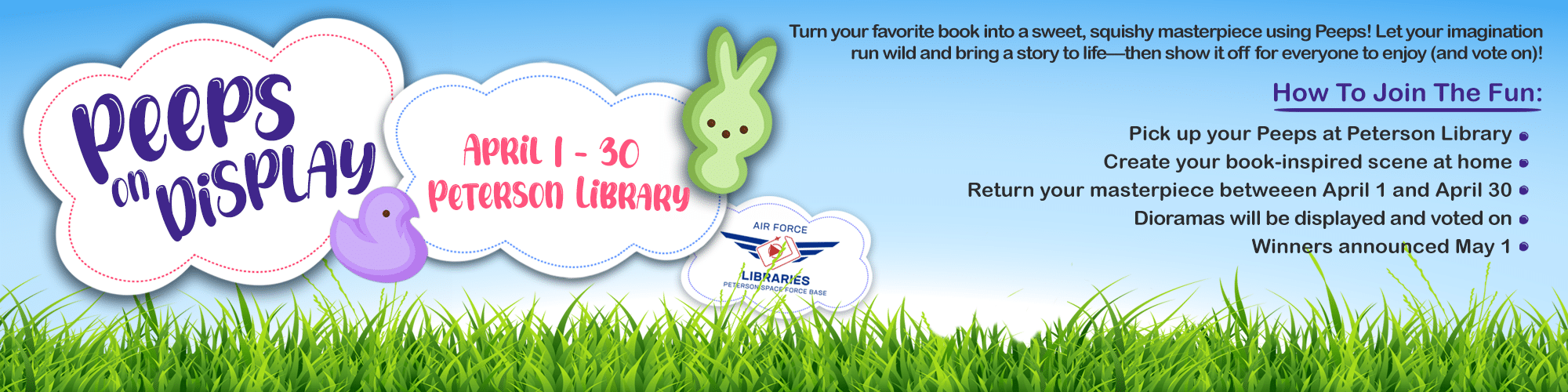 Books at the Peterson SFB Library