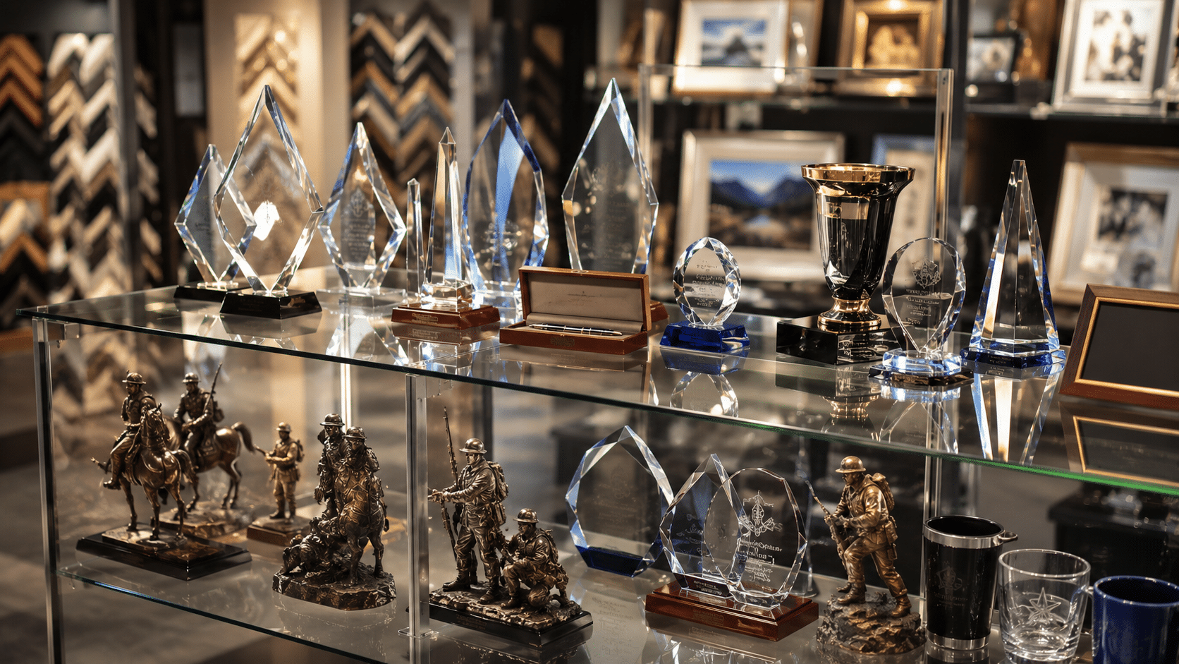 Framing and Engraving at Peterson SFB